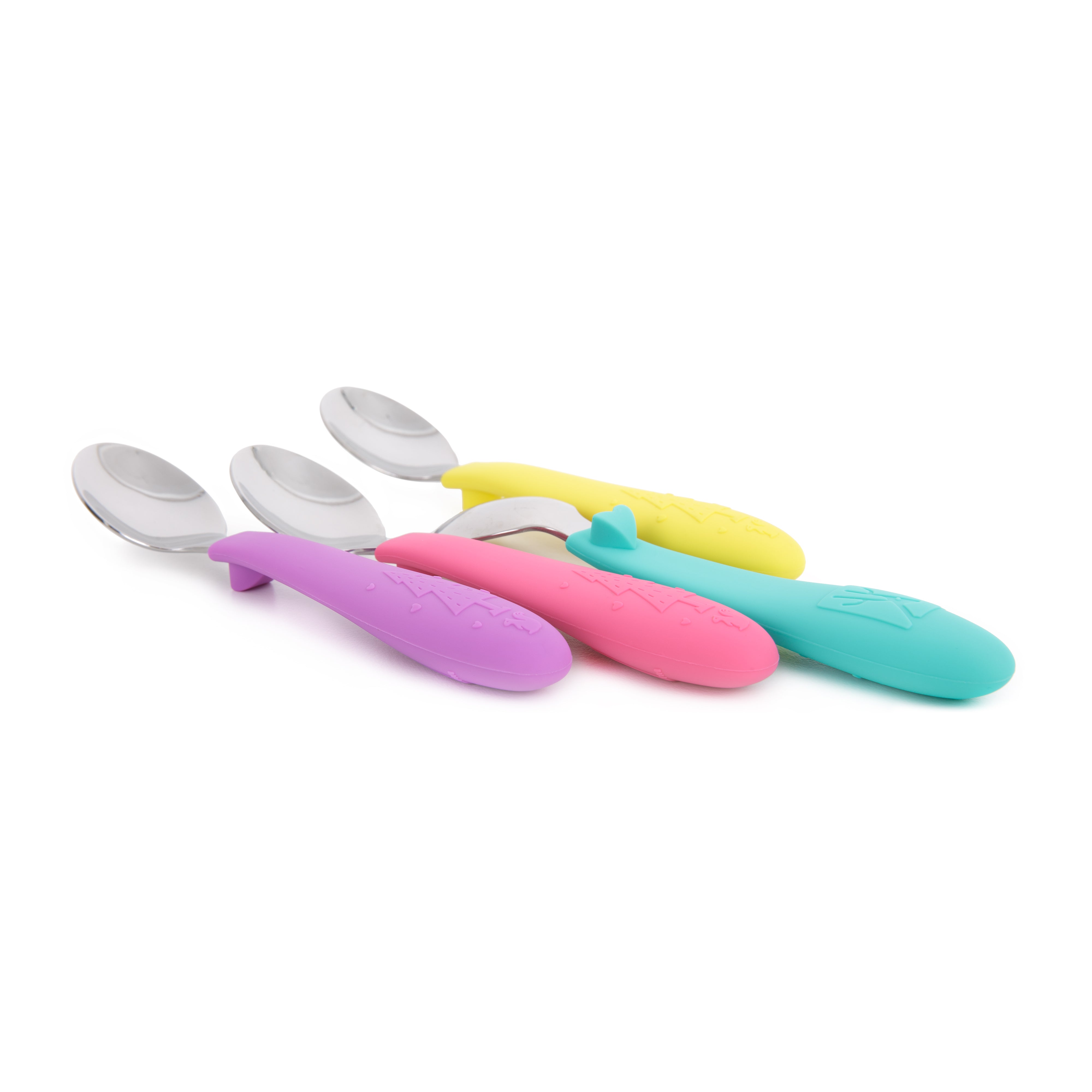 64454RG Spoons Set of 2 12 cm Copper colored Metal Children Tablespoons