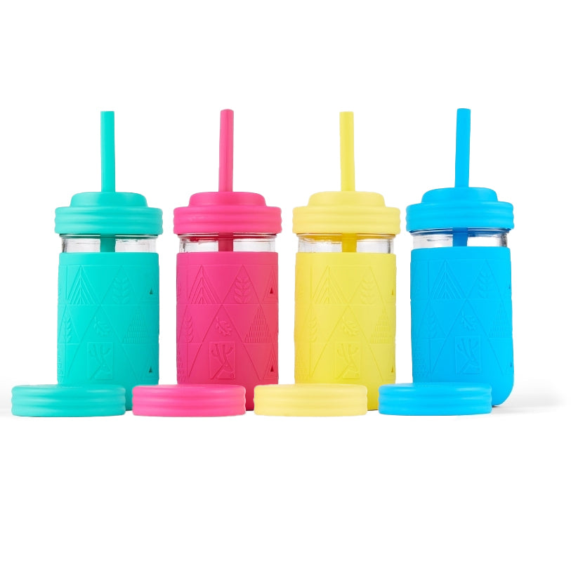 12oz Glass Mason Jar Drinking Tumblers + Food Storage – Elk and Friends