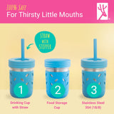 Stainless Steel 10oz Drinking Tumblers + Food Storage