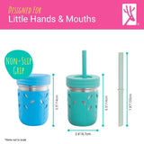 Stainless Steel 10oz Drinking Tumblers + Food Storage