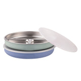 7.8" Stainless Steel Divided Plates with Normal Sleeve