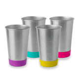 Stainless Steel 16oz Cups (Purple/Teal/Yellow/Pink)