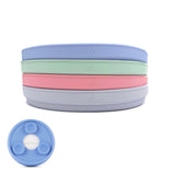 6.7" Porcelain Plate Silicone Suction Sleeve MistyBlue/Sage/Blush/Lilac
