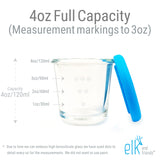 4oz Glass Baby Food Storage Jars | Food Grade Silicone Lids | Set of 12 | Neutral Colors