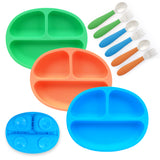 Silicone Suction Plate + Cutlery