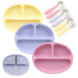 Silicone Suction Plate + Cutlery