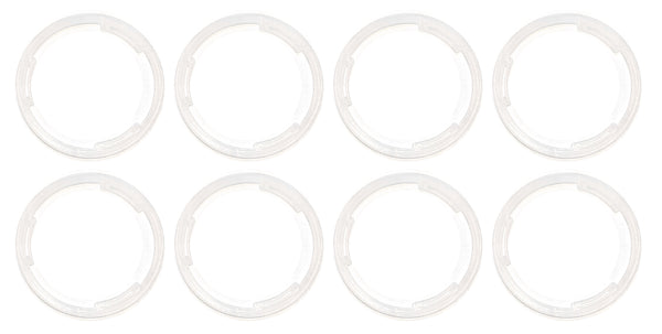 Silicone Seals For Spout Regular Mouth Lids / Straw Lids (8 Pack)