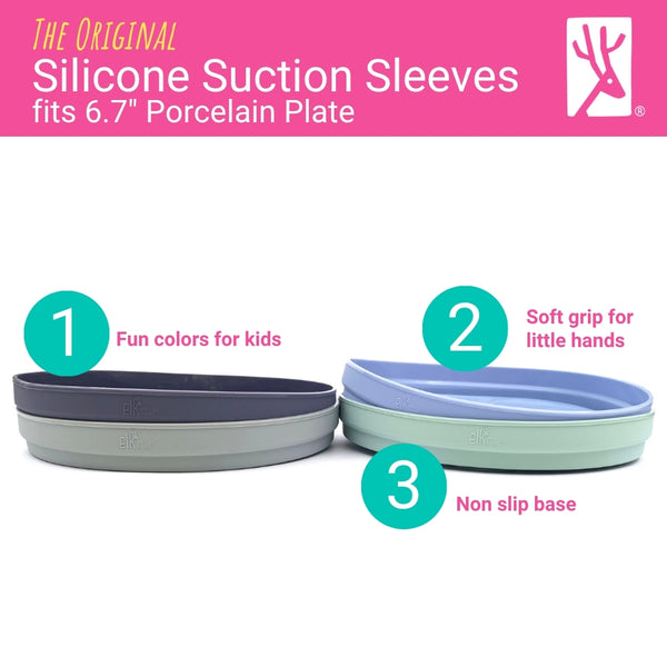 6.7" Silicone Sleeves MistyBlue/Sage/Navy/Gray