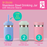 Stainless Steel 14oz Drinking Tumblers + Food Storage (Blush/Lilac/Sage/Misty Blue)