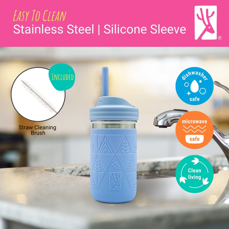 Stainless Steel 14oz Drinking Tumblers + Food Storage (Blush/Lilac)