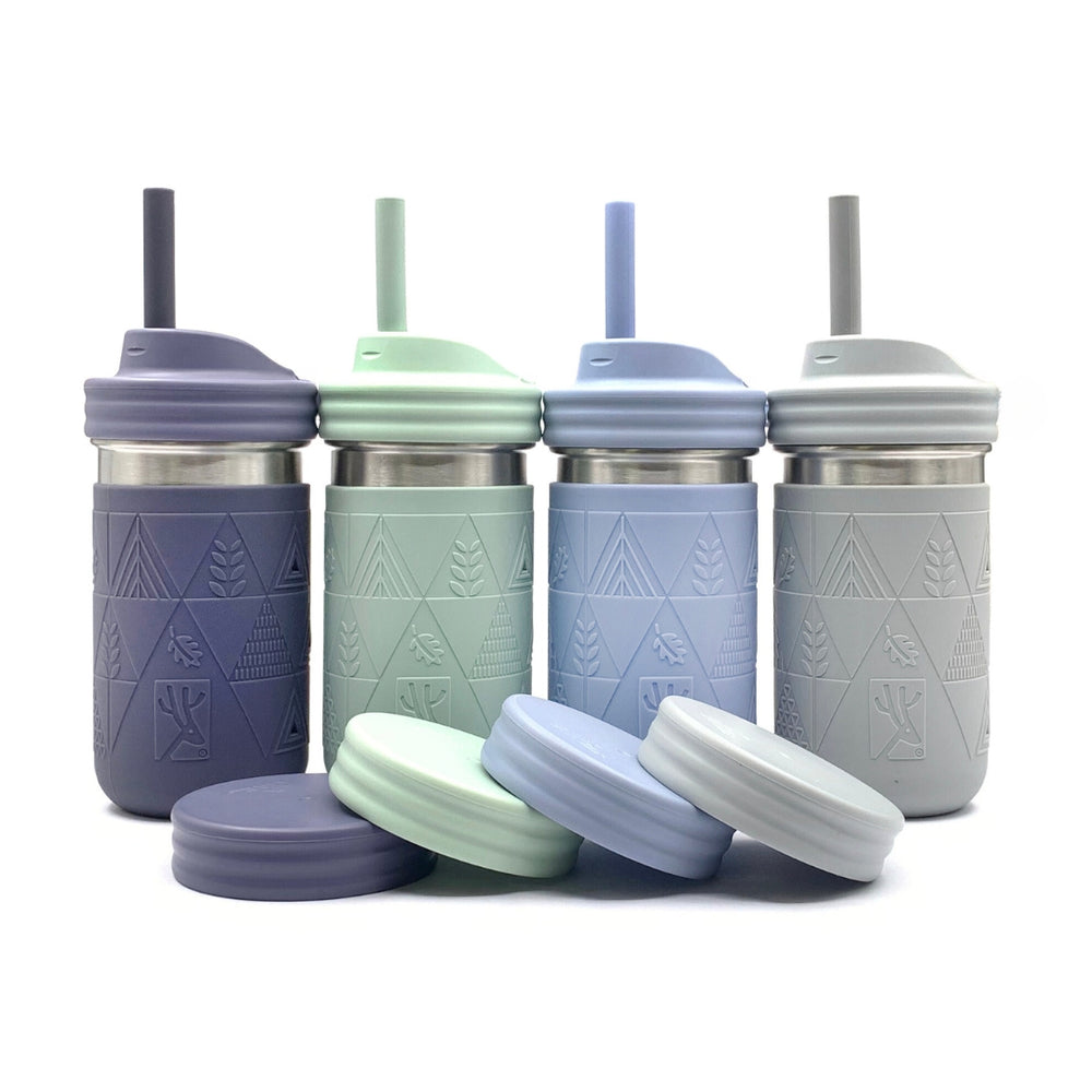 Stainless Steel 14oz Drinking Tumblers + Food Storage (Sage/Misty