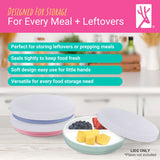 6.7" Porcelain Plate Silicone Lids