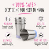 Stainless Steel 12oz Cups (MistyBlue/Navy/Gray/Sage)