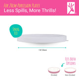 7.8" Porcelain Plate Silicone Lids