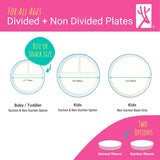 7.8"/20cm Porcelain Plate Non-Divided with Silicone Sleeves + Lids