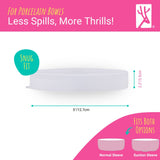 Porcelain Bowl Silicone Lids
