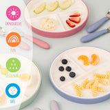 7.8" Porcelain Plate Silicone Lids