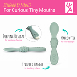 Baby Silicone Spoons | First Stage Infant Spoons