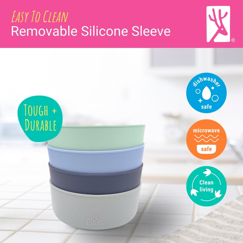 Porcelain Bowl Silicone Suction Sleeve