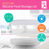 6.7" Porcelain Plate Silicone Lids