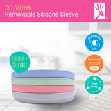 6.7"/16cm Porcelain Plate Silicone Suction Sleeve