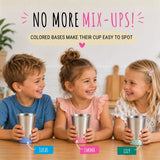 Stainless Steel 12oz Cups (MistyBlue/Navy/Gray/Sage)