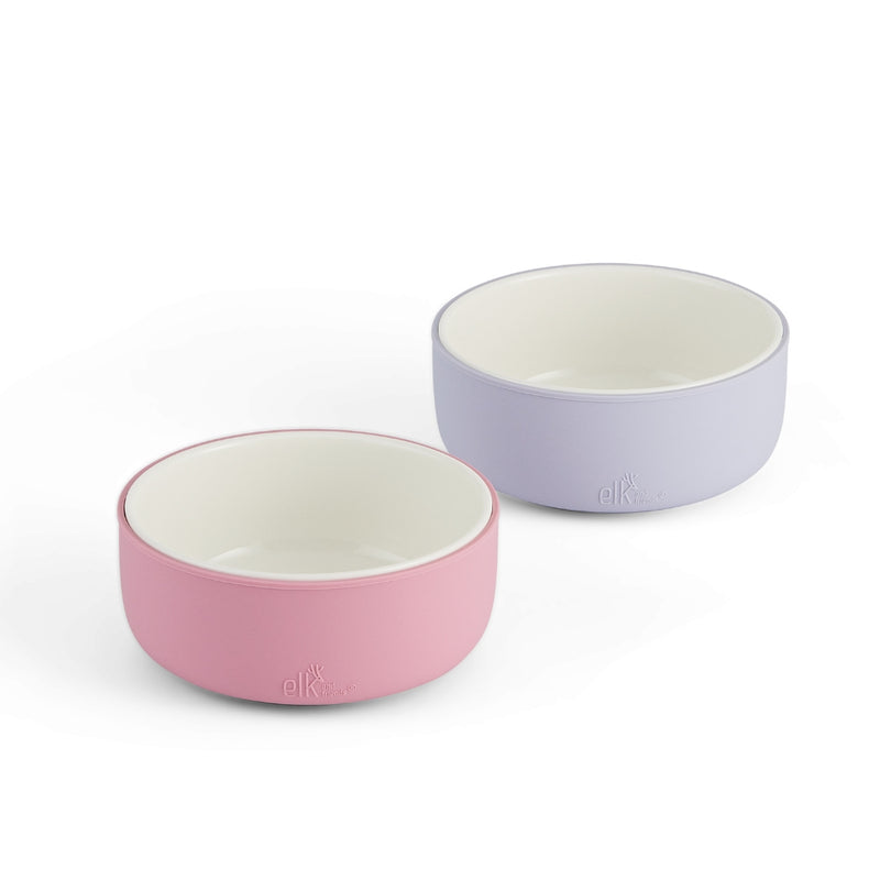 Porcelain Bowl with Silicone Sleeves