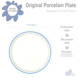 7.8"/20cm Porcelain White Plates (No Silicone Sleeves)