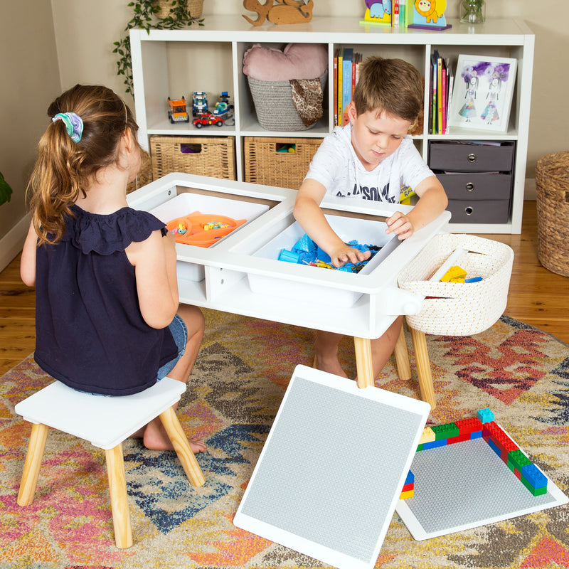 Kids/Toddler Multi Activity Table with 2 chairs