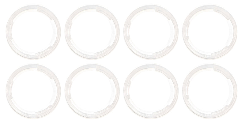 Silicone Seals For Spout Regular Mouth Lids / Straw Lids (8 Pack)