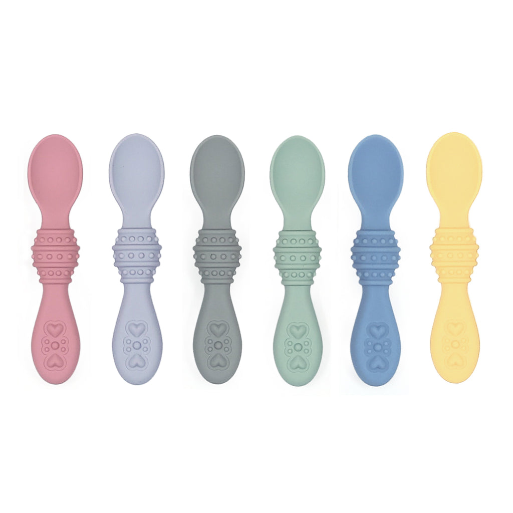 Silicone Dip Spoons for Stage 1 Self Feeding - Set of 3
