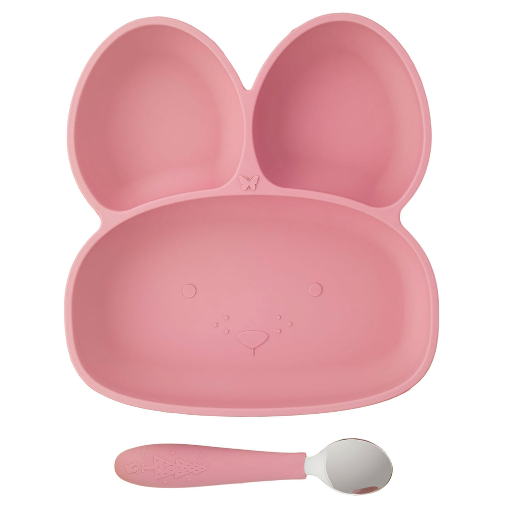 Plum Silicone Suction Plate for babies and kids